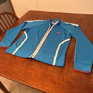 IZOD Movement Jacket Women’s XL Full Zip  Workout Walking Long Sleeve 90’s